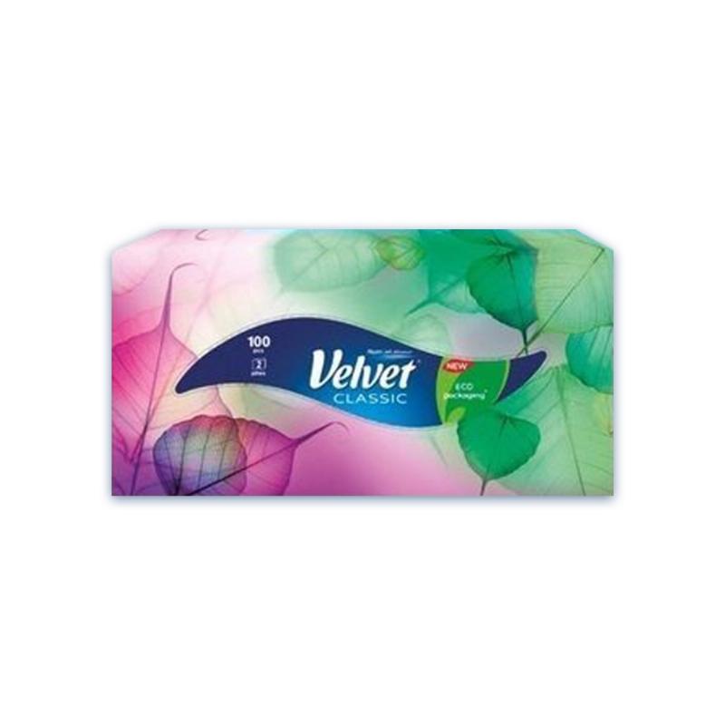 Velvet серветки у коробці Classic 100 шт. 2 шари